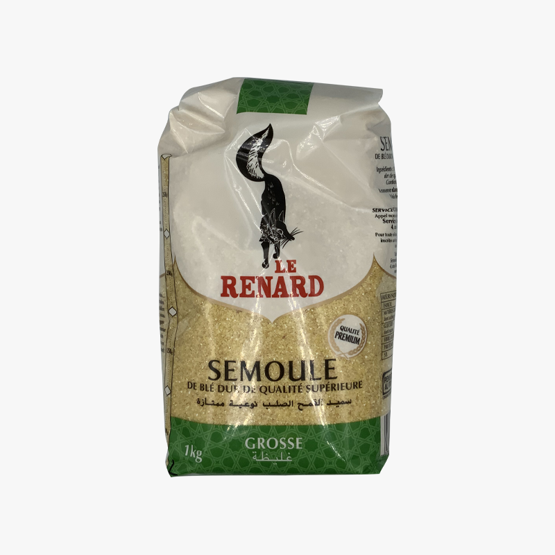 SEMOULE GROSSE LE RENARD 1KG X10