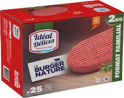 BURGER NATURE IDEAL DELICE 800GX6